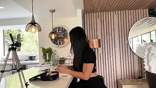 Saya suka meniduri pacar Kolombia saya yang terangsang, Salome Gil, dia seksi