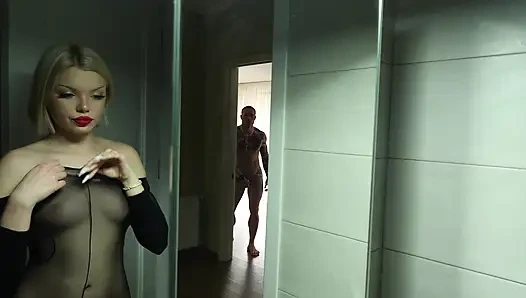 Aku akan merobek pantyhosemu untuk meniduri vaginamu yang manis