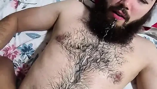 Milk From My Boobs on the Beard of My Neighbor