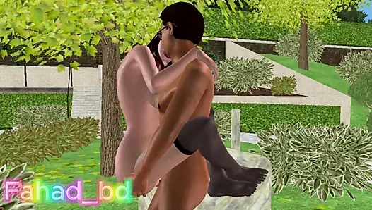 Ich ficke meine geile desi-freundin im park im freien