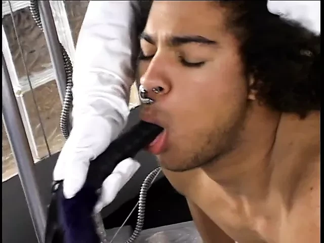 Dom gets her pussy licked while sitting on toilet