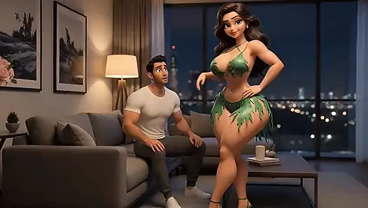 Ep9-Von mollig &ignoriert zur kurvigen schwanz-ehefrau im Emerald Micro bikini mit einem hübschen schwarzen mann