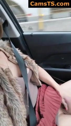 Driving hard TS Webcam Slut