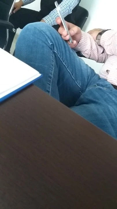 Bearded daddy bulge