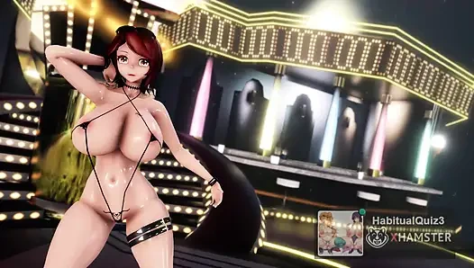 mmd r18 Meiko Paradinha sexy bitch want to fuck hard 3d hentai king queen cosplay big tits