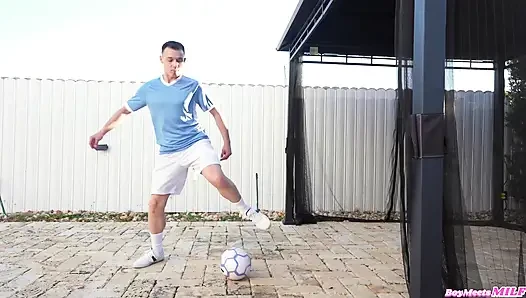 Soccer Stepmom Raissa Bellini Fucks Stepson to Celebrate Goal