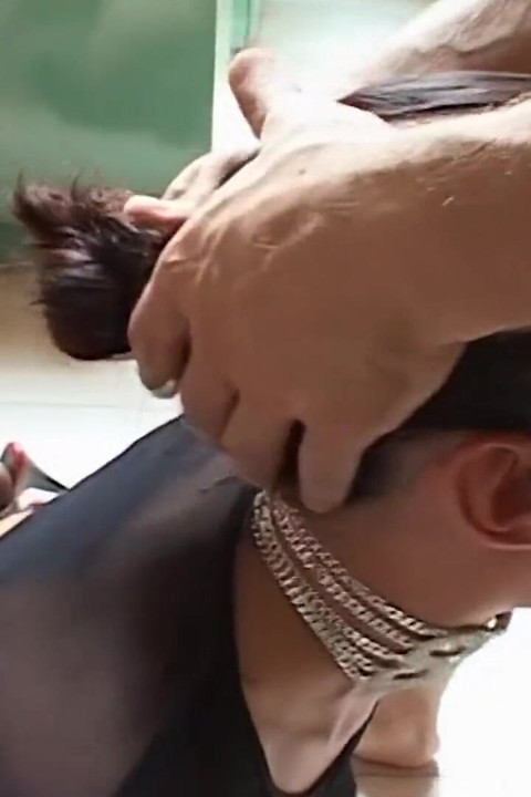 Babes suck cum off dicks after a hot foursome session