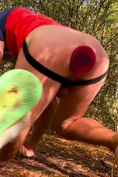 Cruising and Playing with My Loose Asshole in a Forest