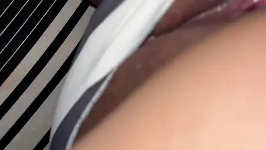 My beautiful neighbor seduces me with her huge ass