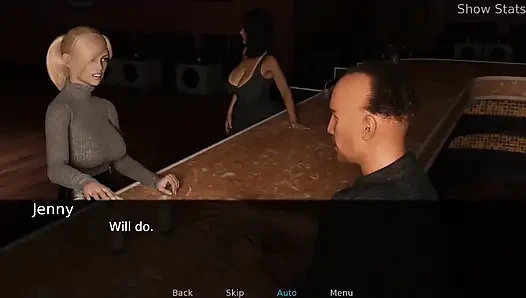 Ateşli evli kadın: Merry ve Jenny dışarı çıktı