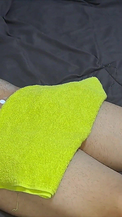 Big-butted Woman Gives Massages, Heats up and Turns Into...