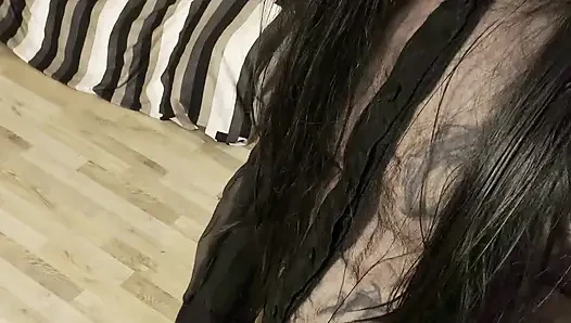 Travesti yarak pompası eğlencesi