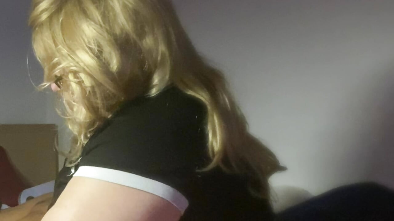 sensual blonde granny drains BBC balls for huge cum load when nobody is home