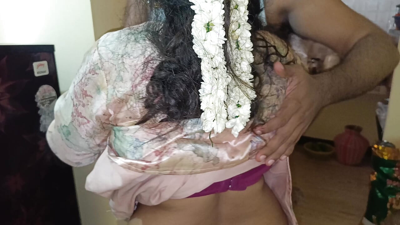 School girl hot romance in kitchen