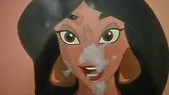 Cum tribute to Princess Jasmine