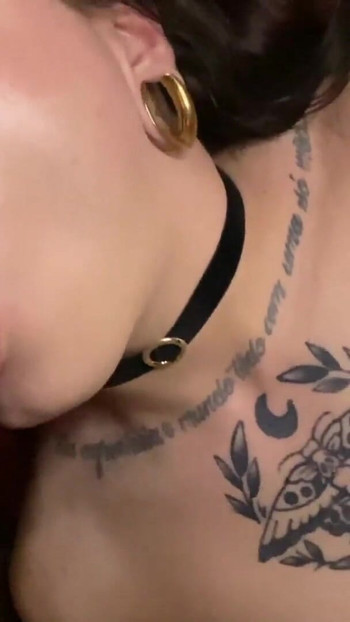 Iconic moment from "A delicious compilation of how to suck a dick"
