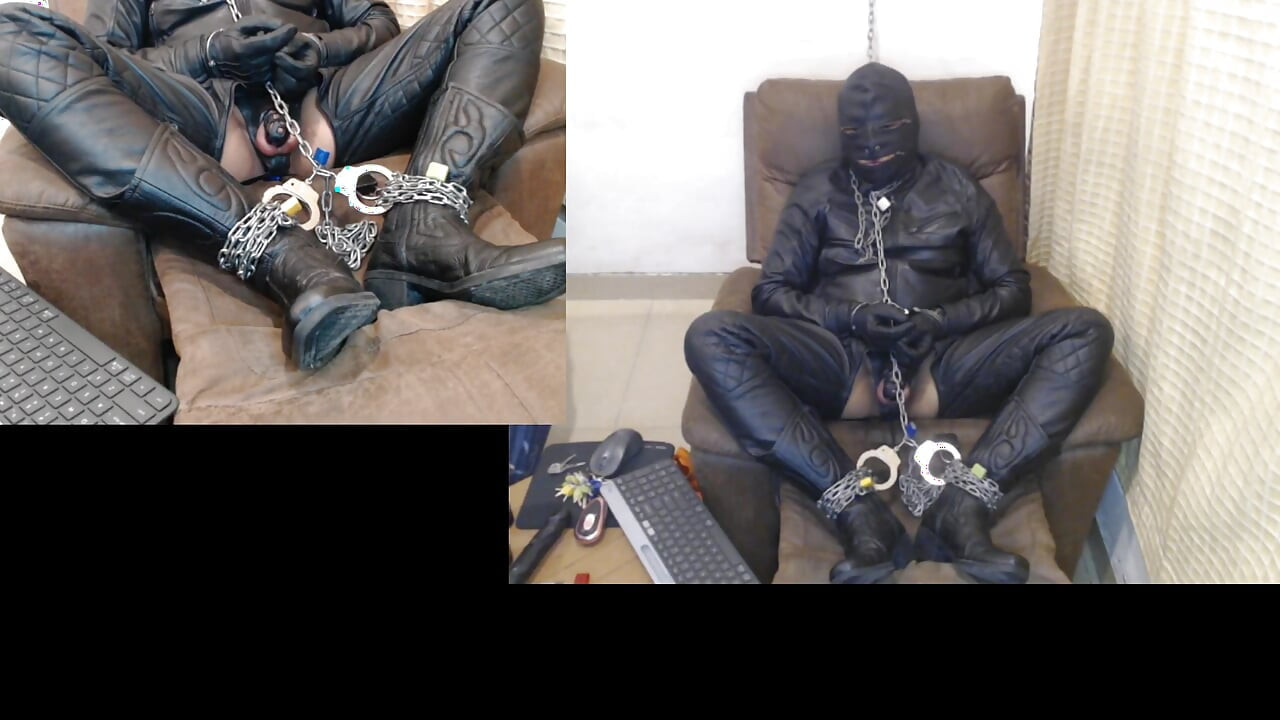 Selfbondage Leather Gay Live