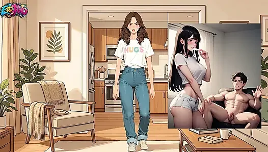 Aku ngentot pacar saudara tiriku (19) waktu dia lagi nonton bocoran bocoran anime