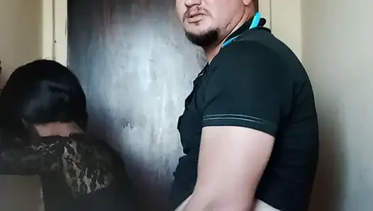 Pussy Licking, Blowjob & Standing Doggystyle Fuck