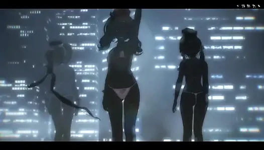 Eyeing the Tiger Murasame x Kashima x Prinz mmd r18 want to play hard