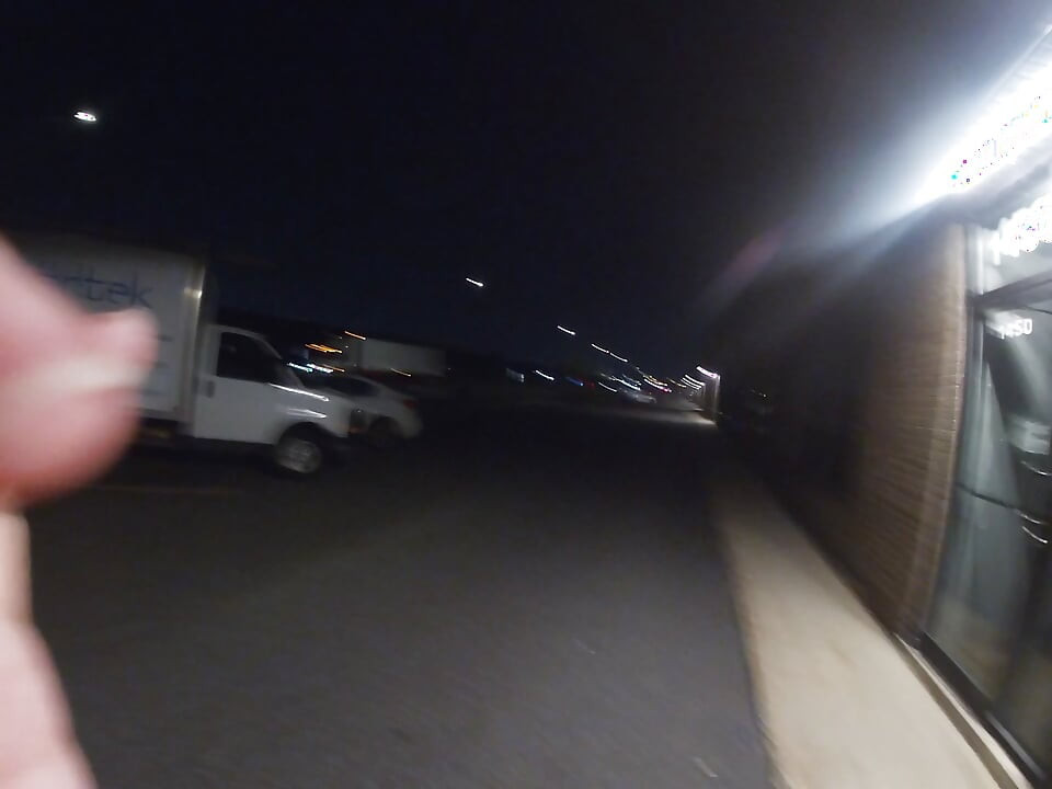 Sissy Older TV is on an Outdoor public adventure wants to suck Truck drivers