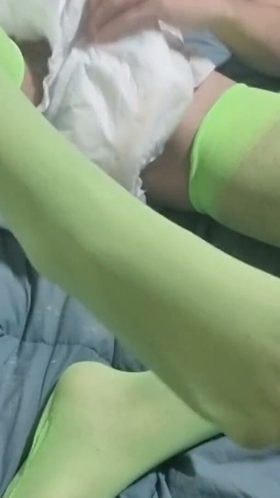 ABDL Diaper Boy Jerking Off in His Diaper | Clip 1