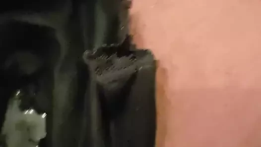 Büyük mavi kupada cum.