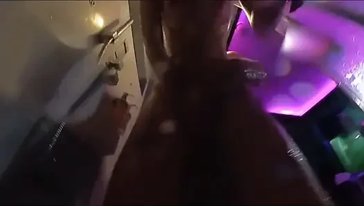 Public Shower Tease at the Spa