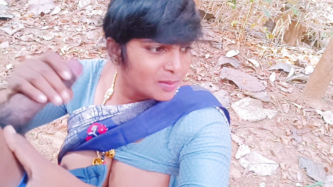 Indian Outdoor Sex. Desi Bhabi Secret Fucking Hubby in Forest. Telugu Dirty Talks.