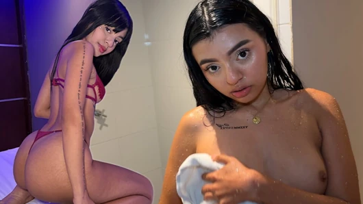 She wanted me to watch her shower But I just wanted to fuck her ass - Camila Smith
