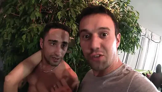 Group Sex Party with the Full Program, Black and White