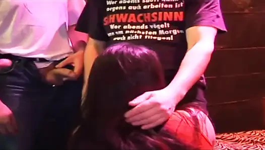 Wild Club Babes Finger Fucked in Steamy Orgy Action