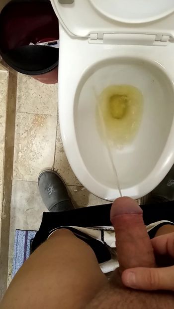 MY THICK COCK PISSING #13