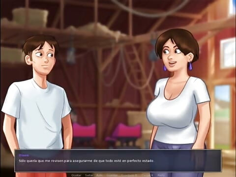 Summertime Saga Cap 15 - Menage com minha madrasta e a amiga dela na cama