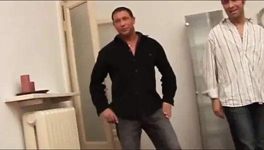 Husband Watches His Wife Get Fucked by Two of His Particularly Gifted Friends