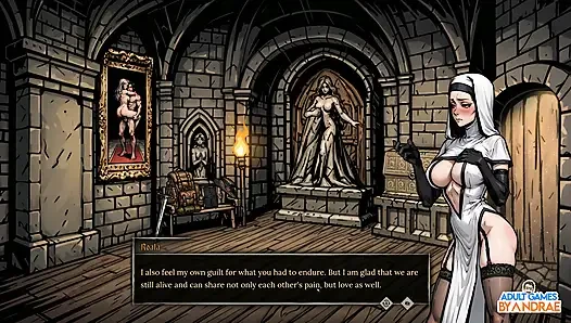 Sexorcism: pengakuan nafsu gameplay bagian 5 - pertarungan bos abbess roala & pertarungan batin