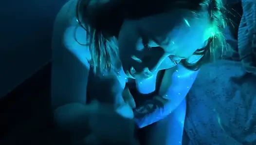 Echter sex in einem nachtclub