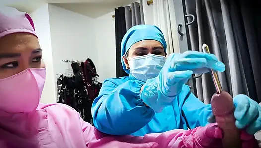 Mummified and Tormented by 2 Cruel Nurses