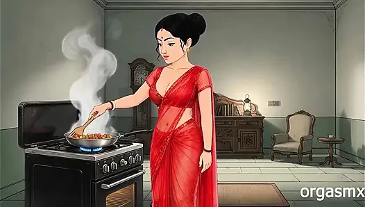 Pria pengantar gas desi meniduri wanita cantik yang sudah menikah - milf