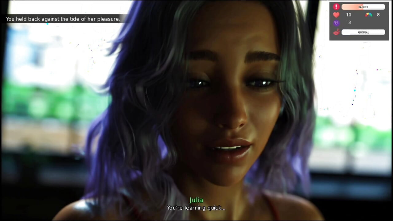 Private time with Julia very intense and highly intimate scenes.Game of hearts 2