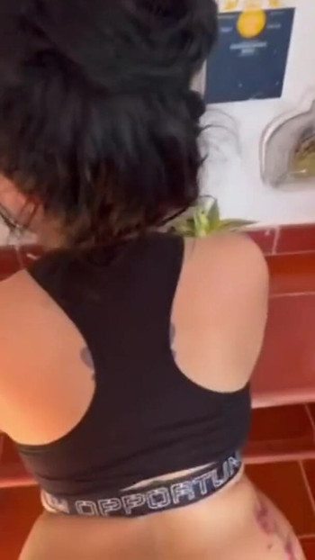 Memorable moment from "I fuck my wife's daughter at home while she's not there, I cum in her mouth"