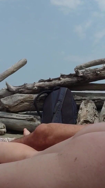 Spectacular moment from "Pussy Dick flashing in Public beach Squirting and Cumshot with Intense Orgasm in Front of Everyone"