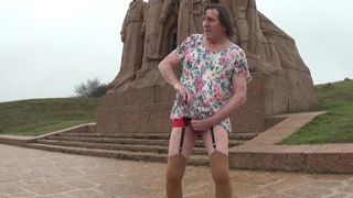 transgender travesti sounding urethral  outdoor lingerie 17a