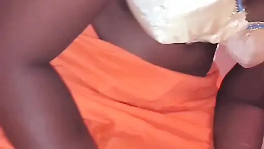 Desi Tamil House Maid in Petticoat Bra Cleaning Tease & Wild Reverse Cowgirl Ride on Owner! Indianhotwifex