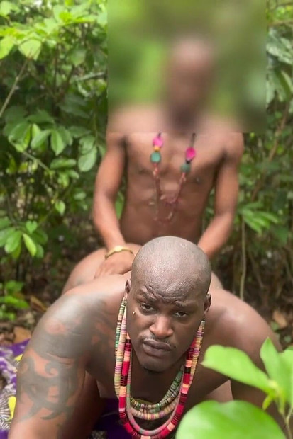 Daddy Getting Fucked in the Forest