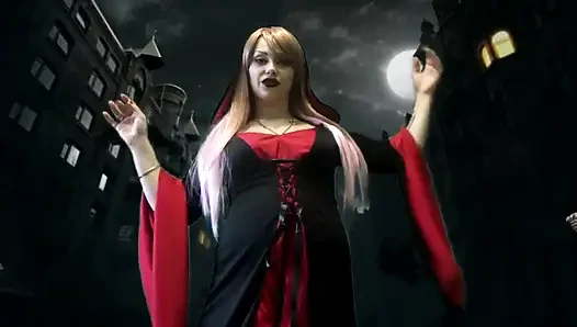 Giantess Vampire ingin bermain untukmu... tapi tidak untuk waktu yang lama!