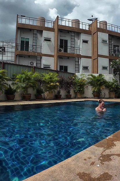 Sfw Playing About in Our Swimming Pool