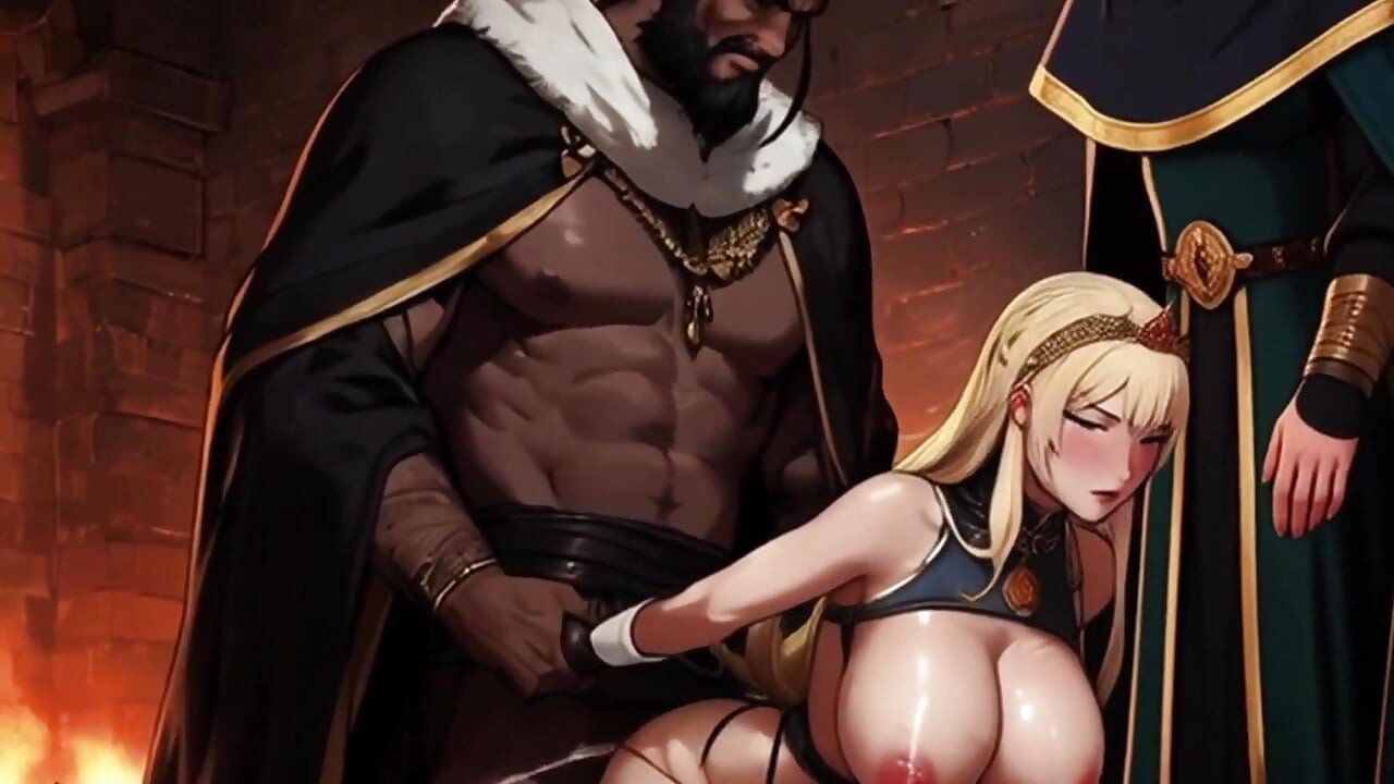 Medieval Maiden's Satisfy Invasive BBC's