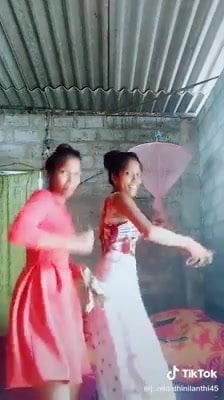 Two bitches dancing