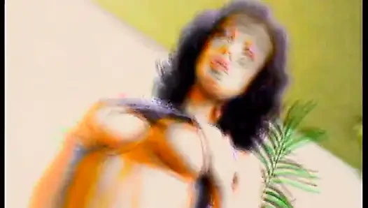 Petite brunette in black nylons twat fucked